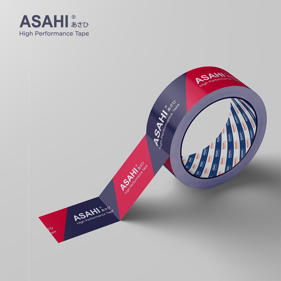 Lakban Custom Logo Asahi — cetak logo