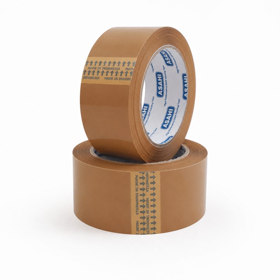 Lakban Coklat Asahi — detail
