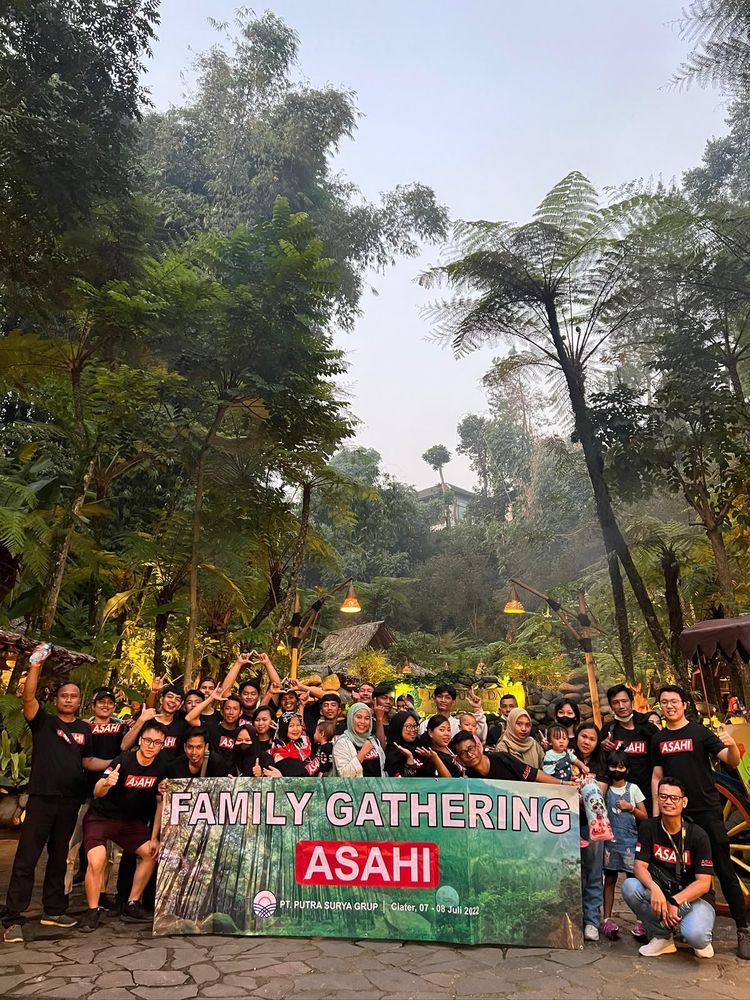 Family Gathering tim Asahi — PT Putra Surya Grup